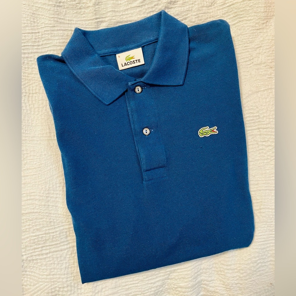 Lacoste Polo Shirt, long sleeves. New, no tags. Never worn. Size 5.